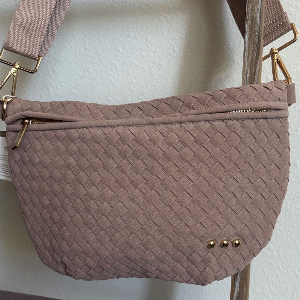 Pretty Simple Westlyn Bum Bag -Suede Dusty Primrose - Picture 4 of 5
